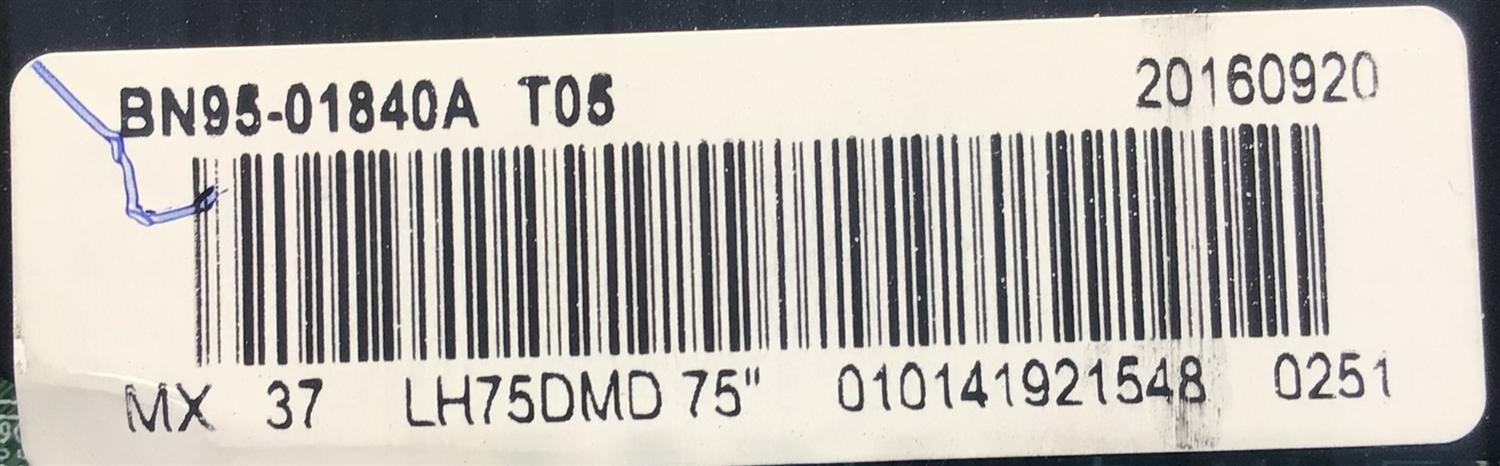 T-CON PARA MONITOR SAMSUNG / NUMERO DE PARTE BN95-01840A / BN41-02112A / BN97-07992A / BN9501840A / 01840A / NUMERO DE PANEL CY-GH075CSLVXH / MODELO LH75EDEPLGC/GO - Imagen 3